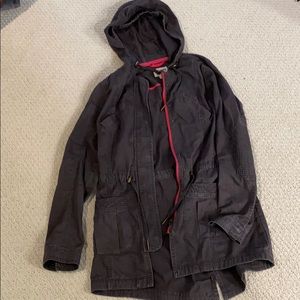 Mossimo grey with pink lining Adirondack jacket M